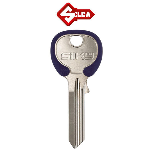 Silca Silky LW4 Key Blank - Blue - 10 Pack - KeySuppliesAU