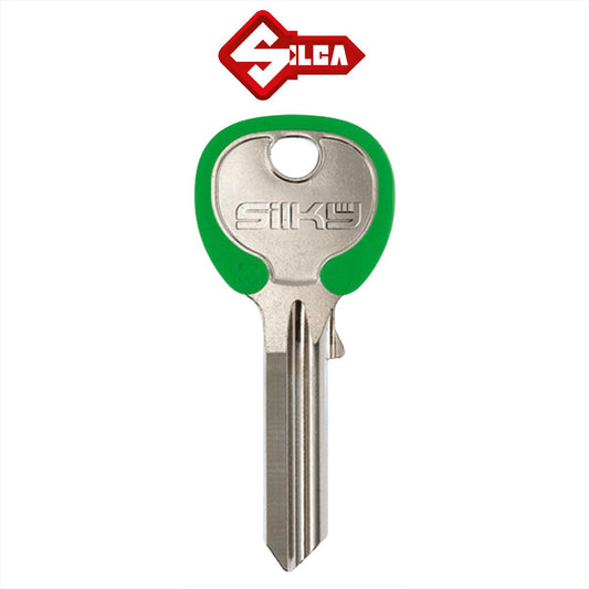 Silca Silky LW4 Key Blank - Green - 10 Pack - KeySuppliesAU