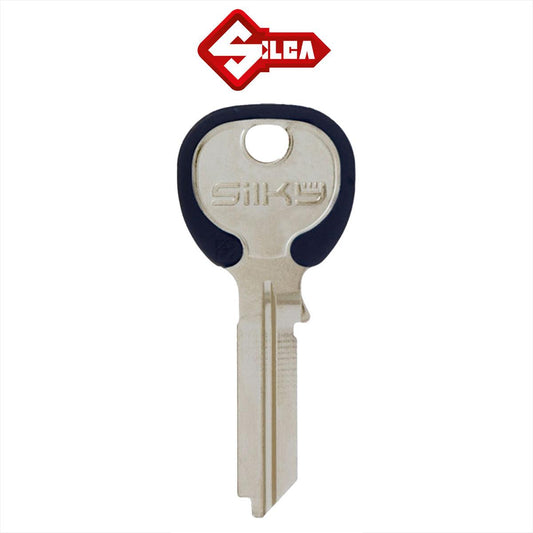 Silca Silky TE2 Key Blank - Blue - 10 Pack - KeySuppliesAU