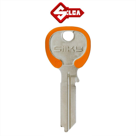 Silca Silky TE2 Key Blank - Orange - 10 Pack - KeySuppliesAU