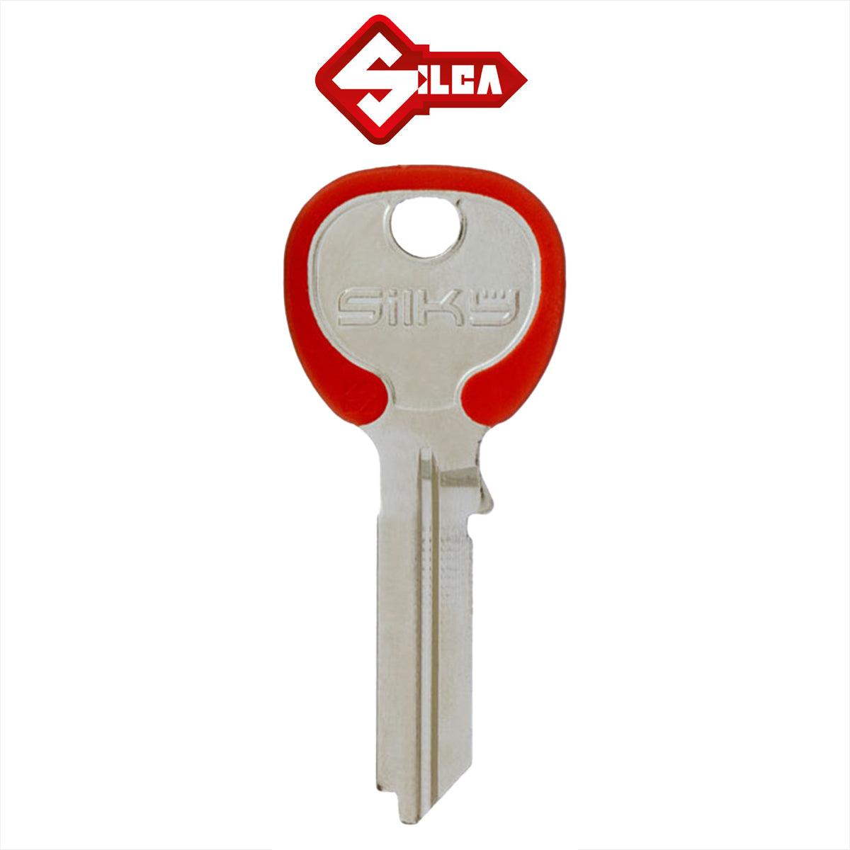 Silca Silky TE2 Key Blank - Red - 10 Pack - KeySuppliesAU