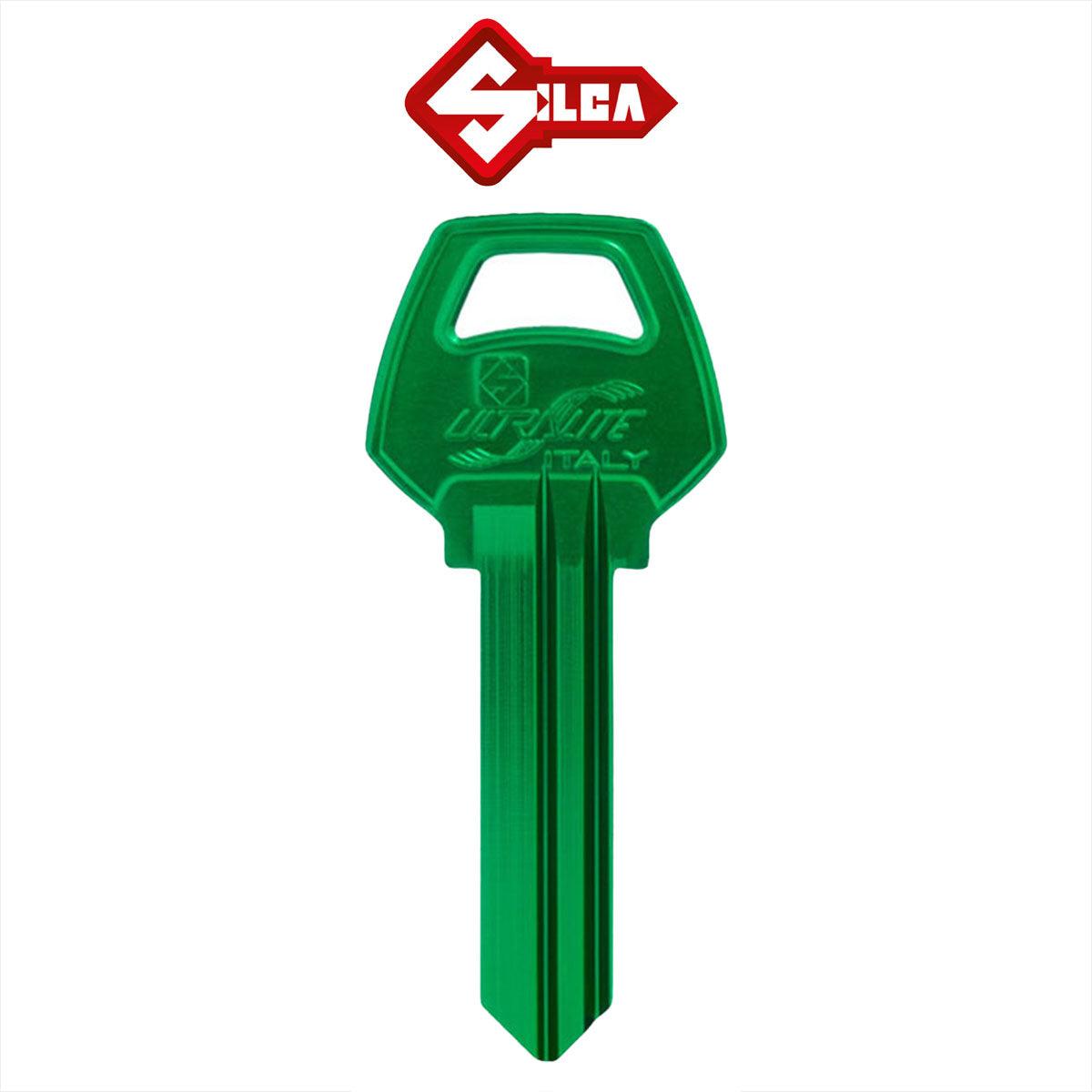 Silca Ultralite CB34R Key Blank - Green - 10 Pack - KeySuppliesAU