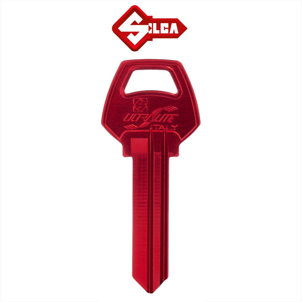 Silca Ultralite CB34R Key Blank - Red - 10 Pack - KeySuppliesAU