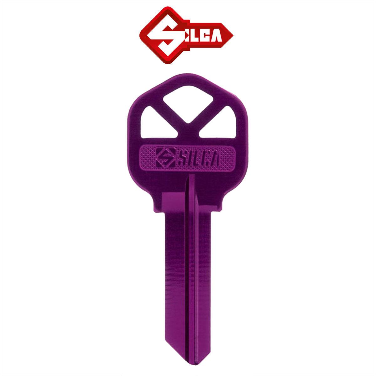 Silca Ultralite KS1 Key Blank - Purple - 10 Pack - KeySuppliesAU