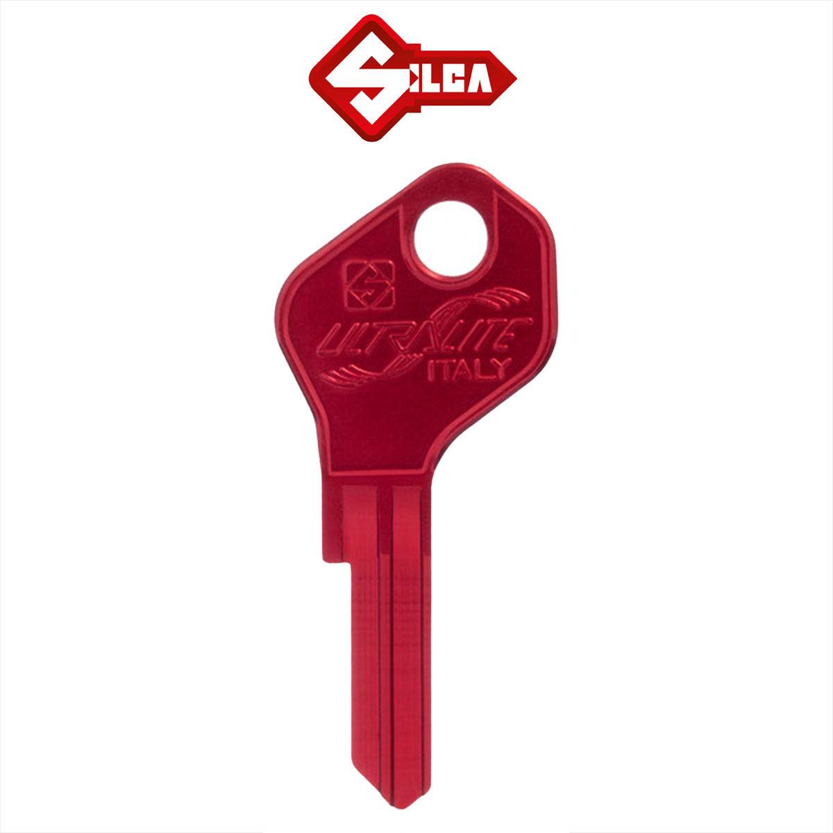 Silca Ultralite LF31R Key Blank - Red - 10 Pack - KeySuppliesAU