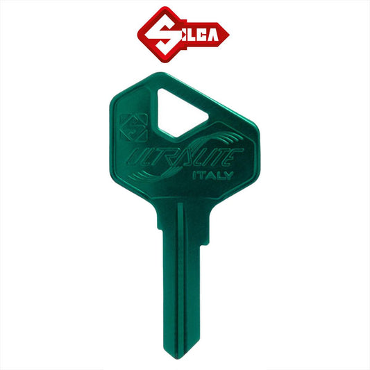 Silca Ultralite LF43R Key Blank - Green - 10 Pack - KeySuppliesAU