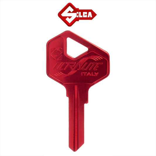 Silca Ultralite LF43R Key Blank - Red - 10 Pack - KeySuppliesAU