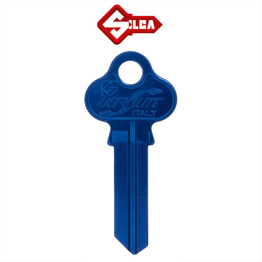 Silca Ultralite LW4 Key Blank - Dark Blue - 10 Pack - KeySuppliesAU