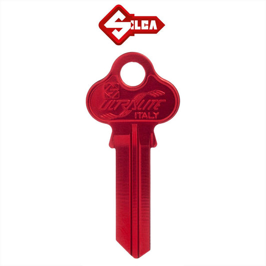 Silca Ultralite LW4 Key Blank - Red - 10 Pack - KeySuppliesAU